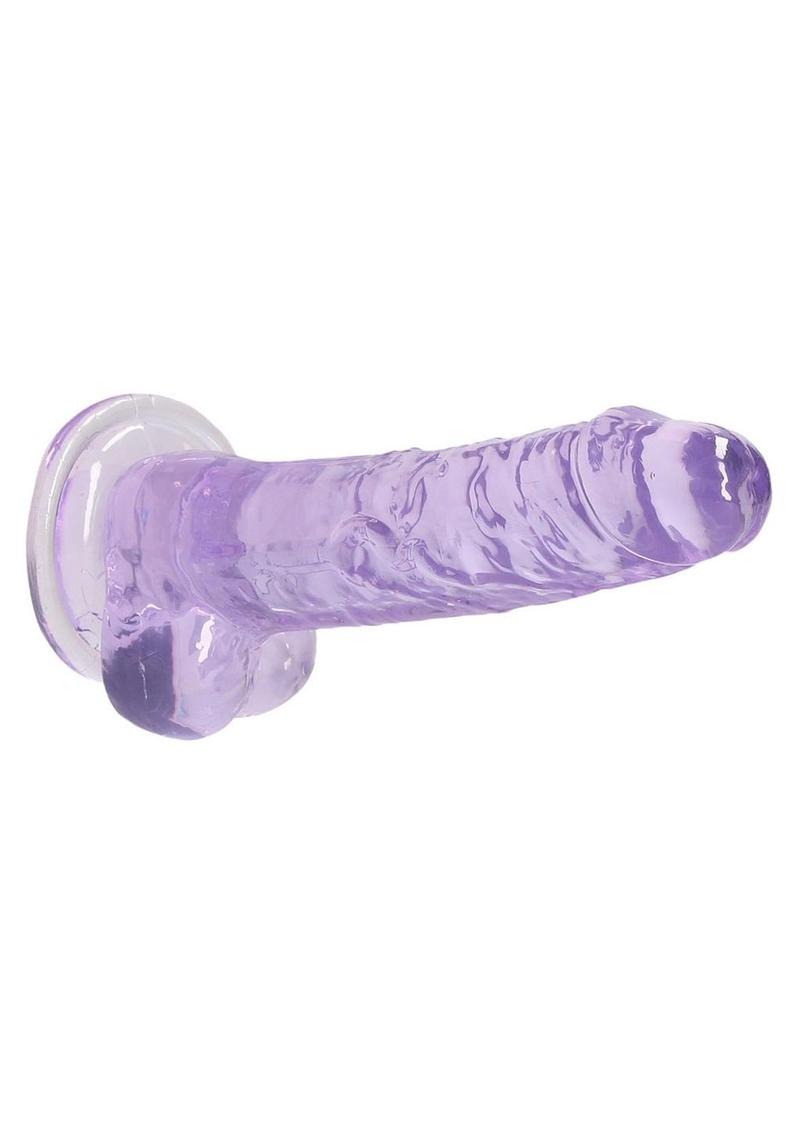 Realrock Crystal Clear Dildo with Balls