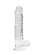 Realrock Crystal Clear Dildo with Balls