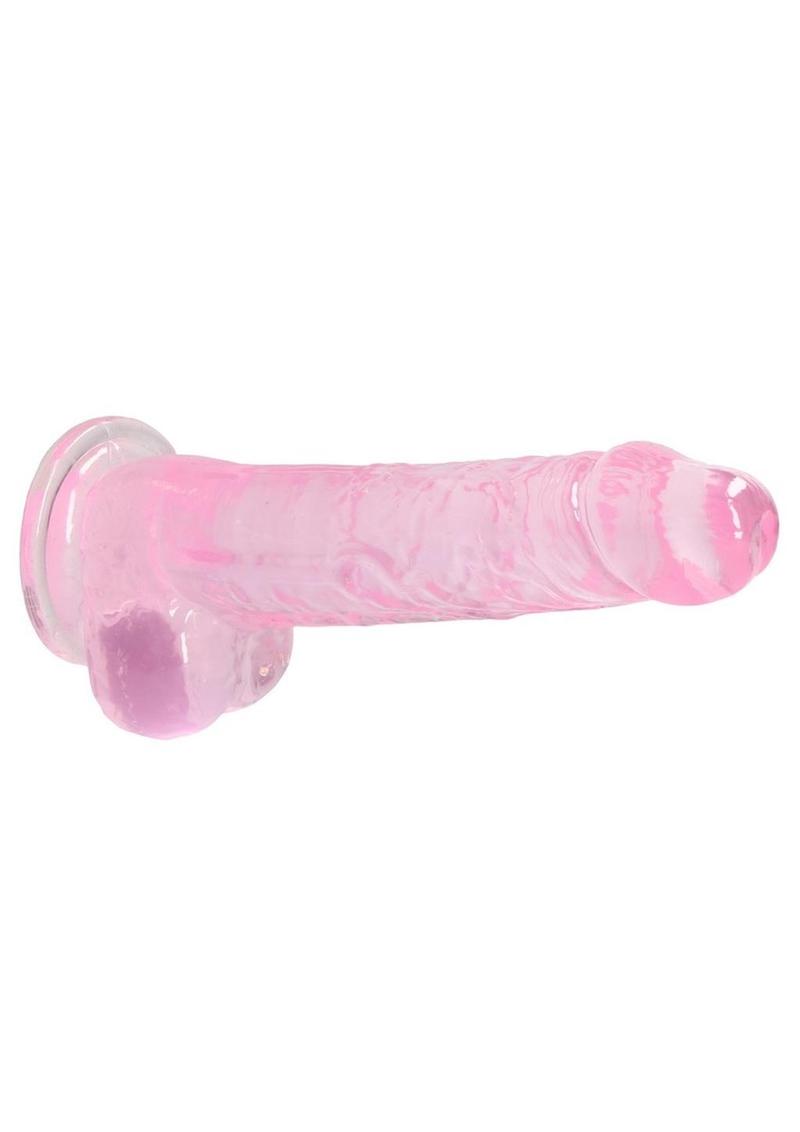 Realrock Crystal Clear Dildo with Balls