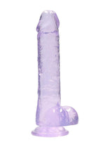 Realrock Crystal Clear Dildo with Balls