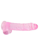 Realrock Crystal Clear Dildo with Balls