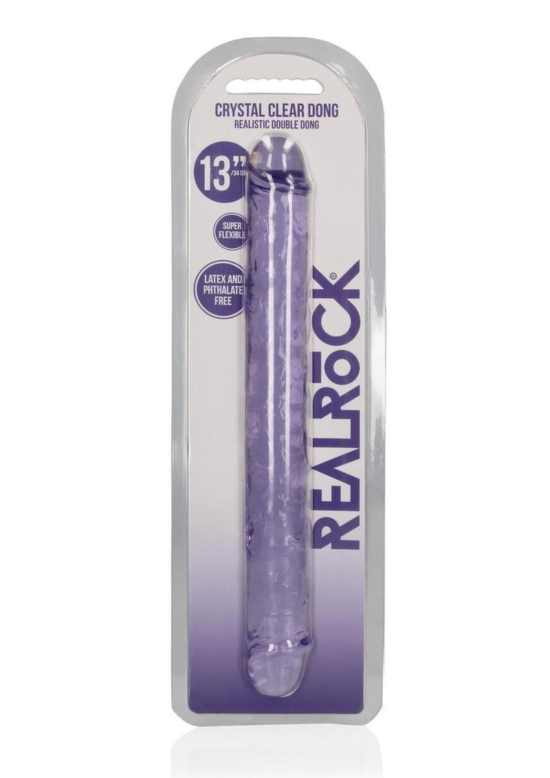 Realrock Crystal Clear Double Dong