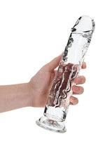 Realrock Crystal Clear Straight No Balls Dildo