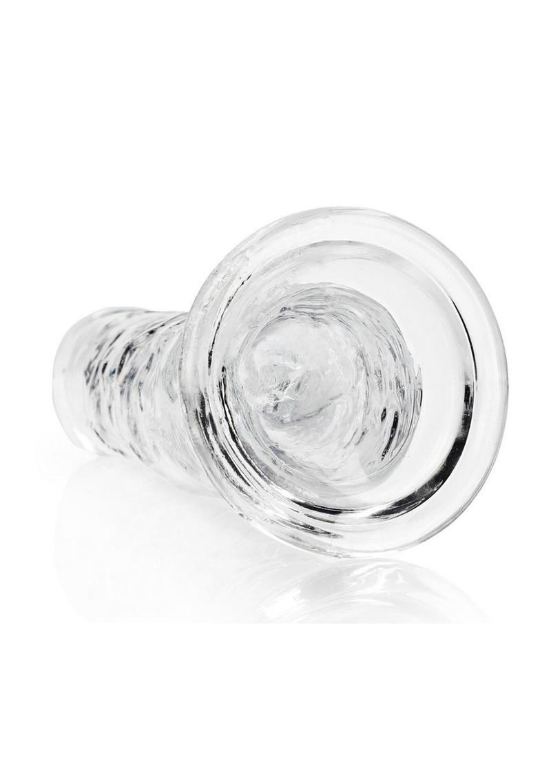 Realrock Crystal Clear Straight No Balls Dildo