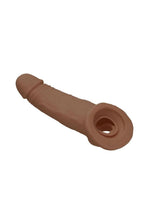 Realrock Realistic Penis Sleeve - Caramel - 9in