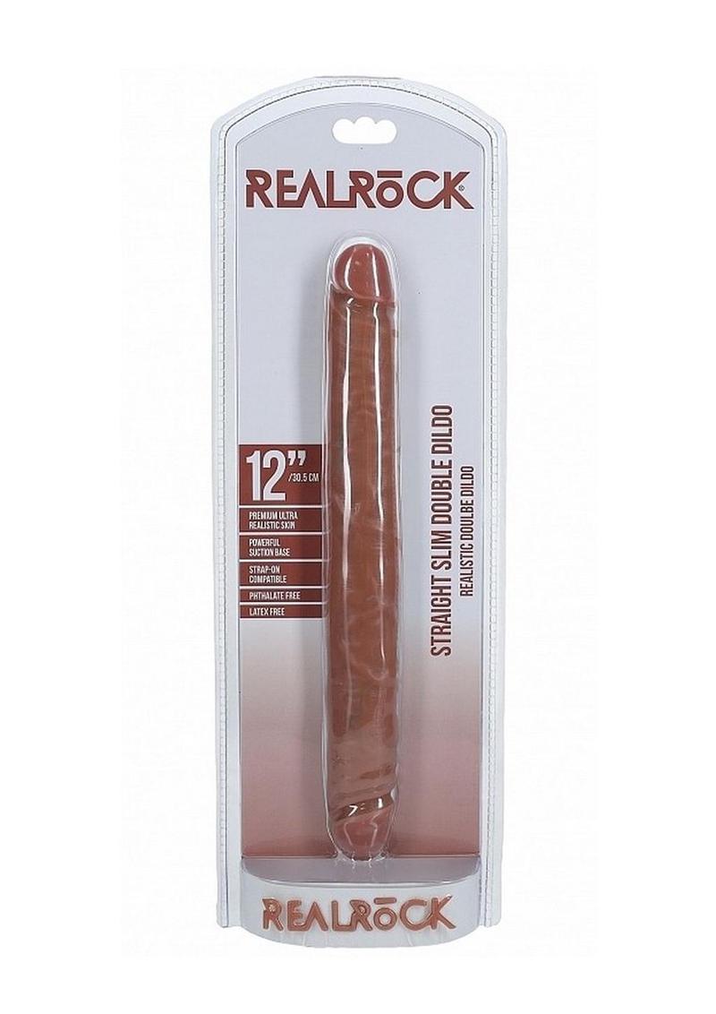 Realrock Realistic Skin Slim Double Ended Dong