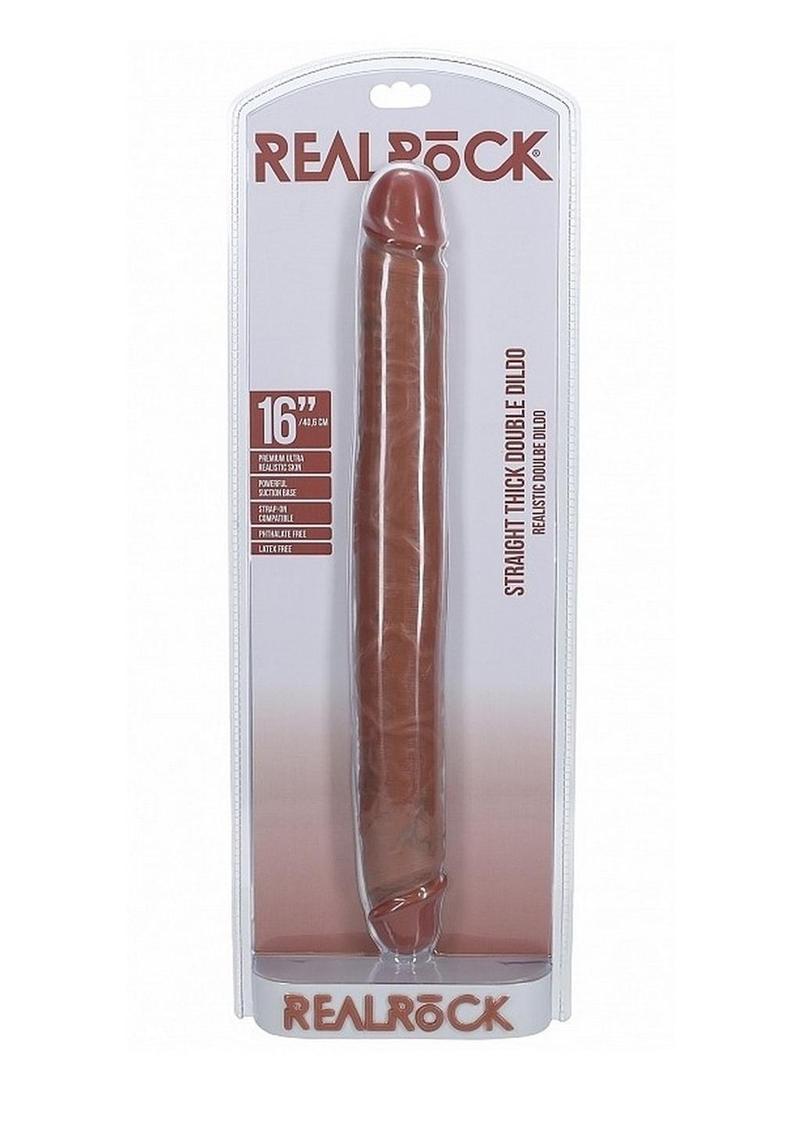 Realrock Realistic Skin Thick Double Ended Dong