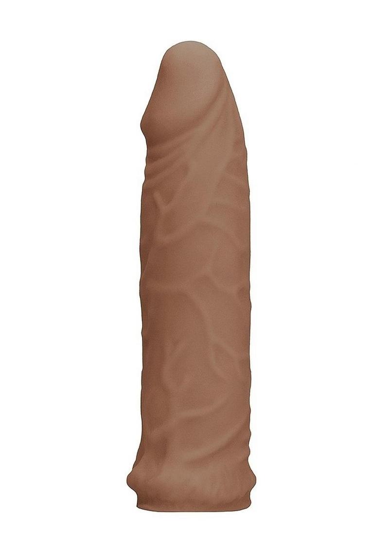 Realrock Skin Penis Extender - Caramel - 6in