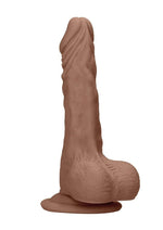 Realrock Skin Realistic Dildo with Balls - Caramel - 8in