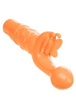 Rechargeable Butterfly Kiss G-Spot Rabbit Vibrator - Orange