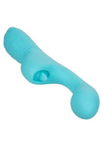 Rechargeable Butterfly Kiss Silicone Clitoral Flicker Vibrator - Blue