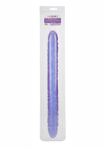 Reflective Gel Veined Double Dildo