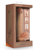 Renaissance Davinci Silicone Sliding Foreskin Dildo with Squeezable Balls