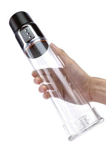 Renegade Powerhouse Rechargeable Penis Pump - Black/Clear