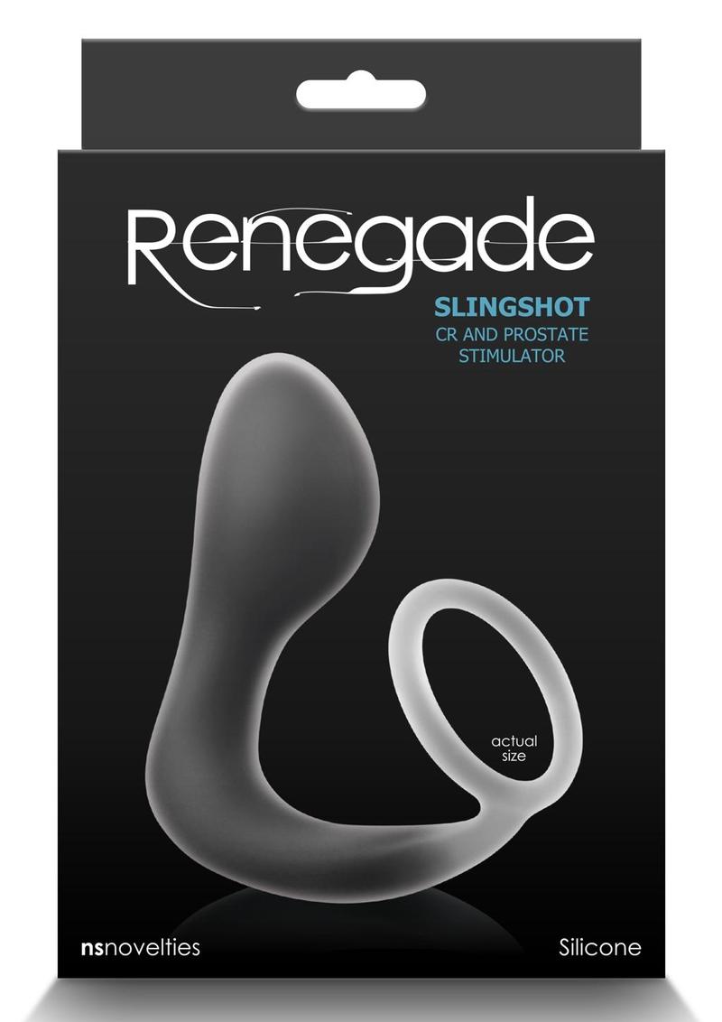 Renegade Slingshot Silicone Cock Ring and Prostate Plug