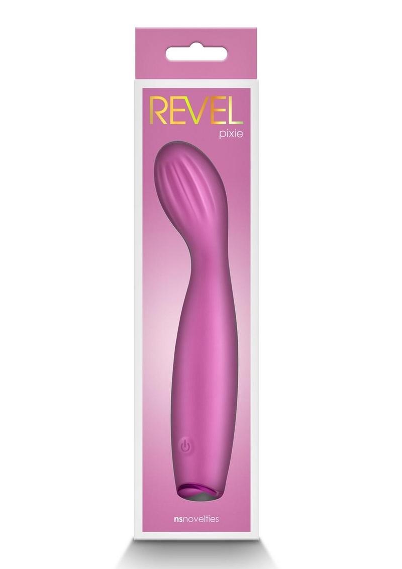 Revel Pixie Rechargeable Silicone G-Spot Vibrator - Pink