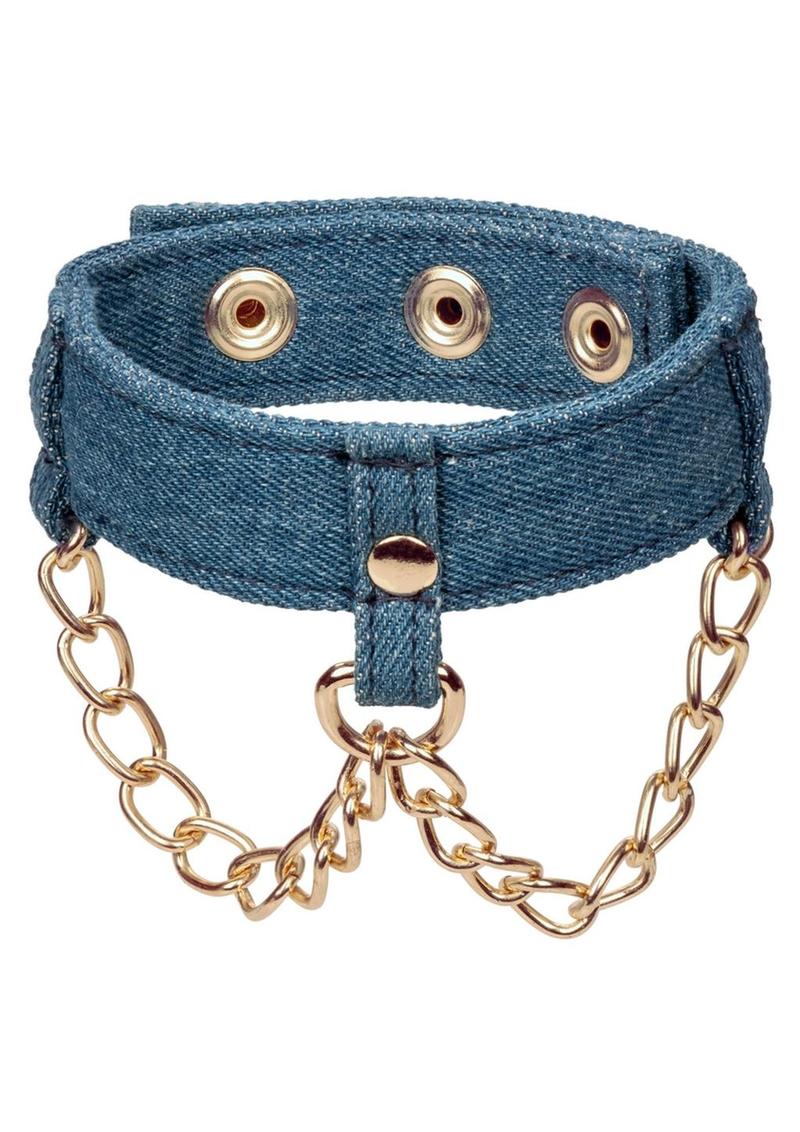 Ride 'Em Premium Denim Collection Ankle Cuffs - Blue