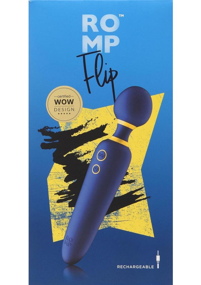 Romp Flip Rechargeable Silicone Wand Massager