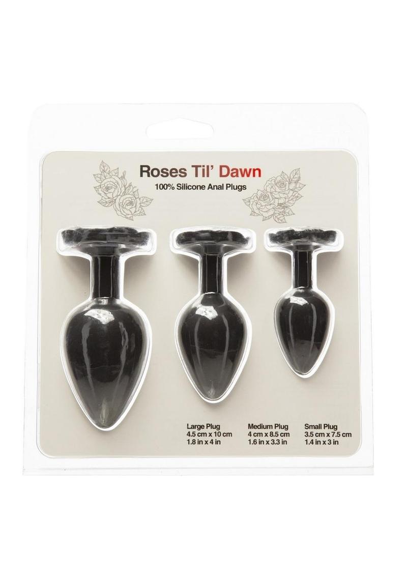 Roses Til Dawn Silicone Butt Plug