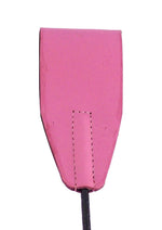 Rouge Fifty Times Hotter Leather Riding Crop - Pink