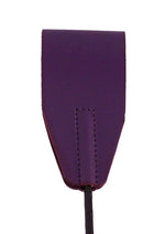 Rouge Fifty Times Hotter Leather Riding Crop - Purple