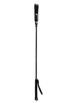 Rouge Fifty Times Hotter Long Riding Crop Slim Tip - Black - 24in