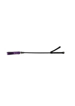 Rouge Fifty Times Hotter Short Riding Crop Slim Tip - Purple - 20in