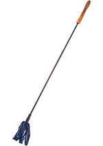 Rouge Wood Handle Riding Crop - Blue