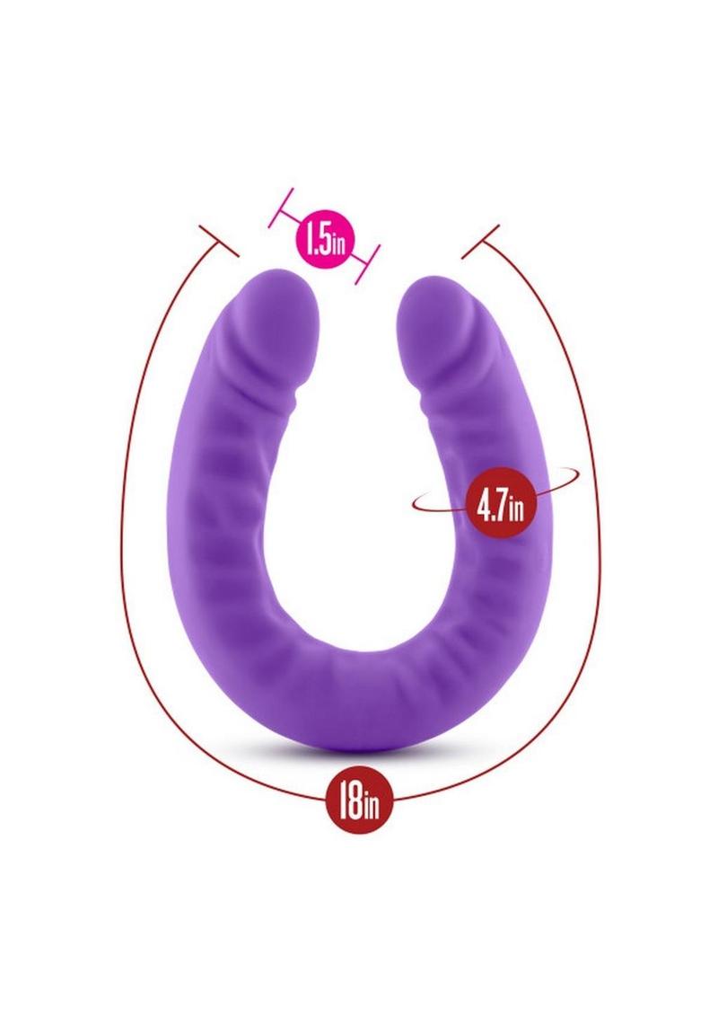 Ruse Silicone Slim Double Dong Dildo