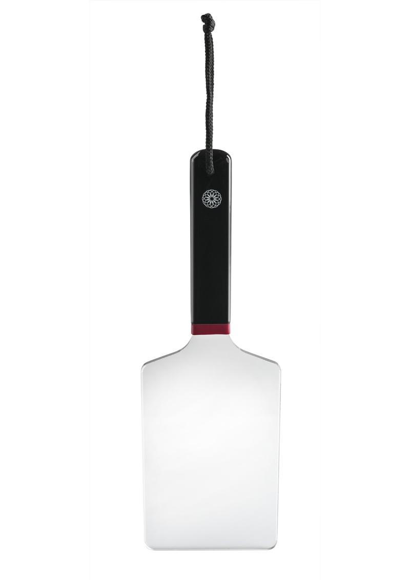 Saffron Acrylic Paddle - Black/Clear