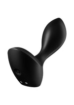 Satisfyer Backdoor Lover Silicone Vibrating Anal Plug - Black