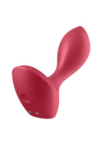 Satisfyer Backdoor Lover Silicone Vibrating Anal Plug - Red