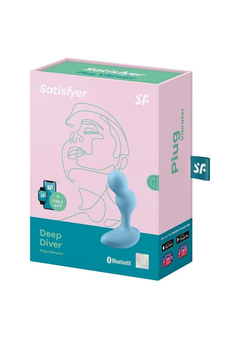 Satisfyer Deep Diver Silicone Vibrating Anal Plug