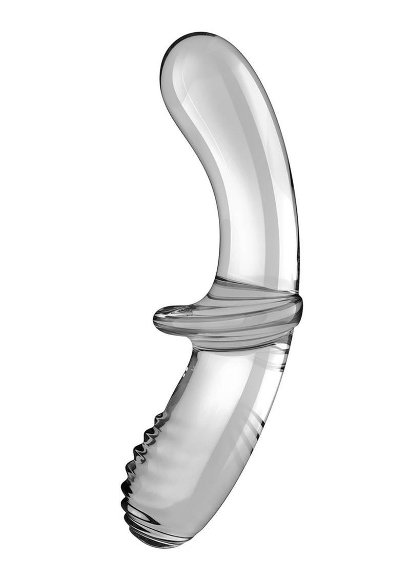 Satisfyer Double Crystal Glass Dildo - Clear