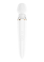 Satisfyer Double Wand-Er Rechargeable Silicone Waterproof Massager with Attachment