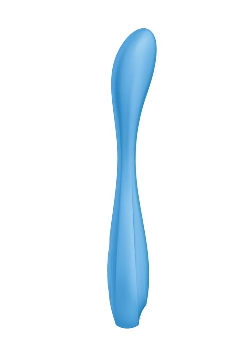 Satisfyer G-Spot Flex 4+ Rechargeable Silicone Vibrator - Blue