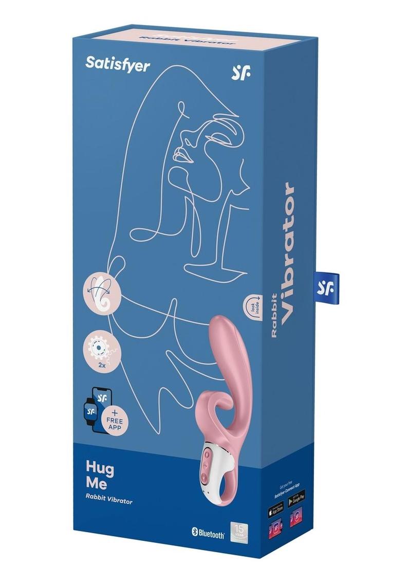 Satisfyer Hug Me Rechargeable Silicone Vibrator with Clitoral Stimulation