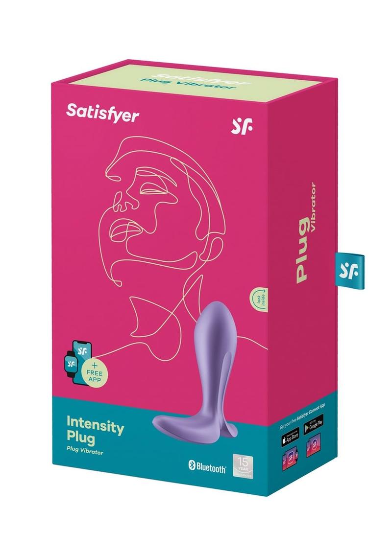 Satisfyer Intensity Plug Rechargeable Silicone Connect App Anal Plug