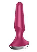 Satisfyer Plug-Ilicious 2 Silicone Vibrating Anal Plug - Berry/Purple