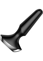 Satisfyer Plug-Ilicious 2 Silicone Vibrating Anal Plug - Black