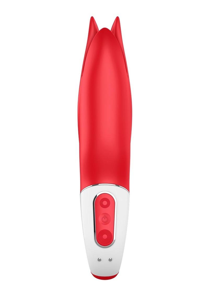 Satisfyer Power Flower Vibrator - G-Spot and Clitoris Stimulator Waterproof - Red