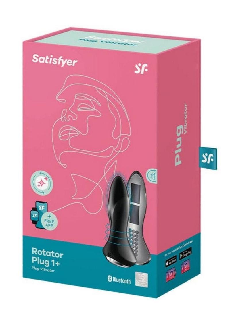 Satisfyer Rotator Plug 1+ Silicone Vibrating Anal Stimulator