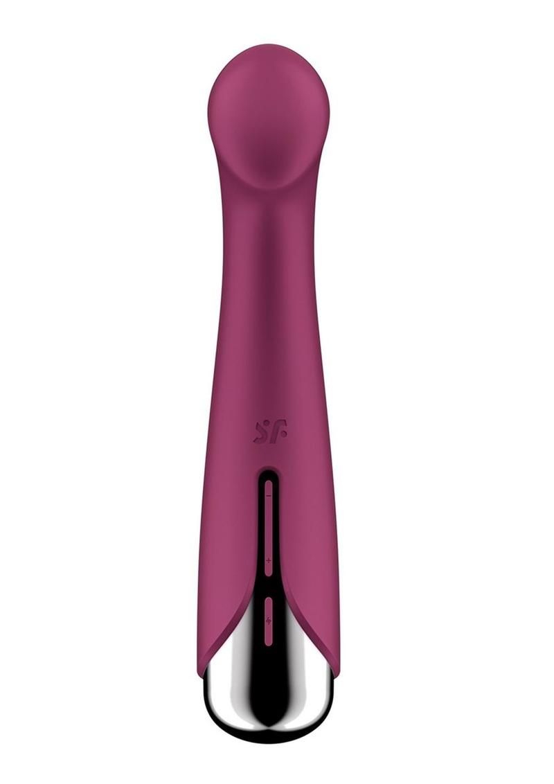 Satisfyer Spinning G-Spot 1 Rechargeable Silicone Vibrator - Red