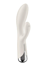 Satisfyer Spinning Rabbit 1 Rechargeable Silicone Rabbit Vibrator - Beige/Tan