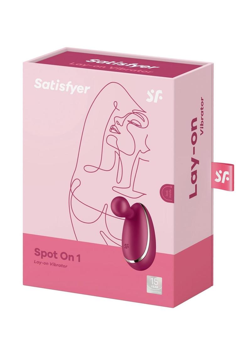 Satisfyer Spot On 1 Rechargeable Silicone Clitoral Vibrator - Berry/Magenta