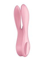 Satisfyer Threesome 1 Rechargeable Silicone Vibrator - Pink