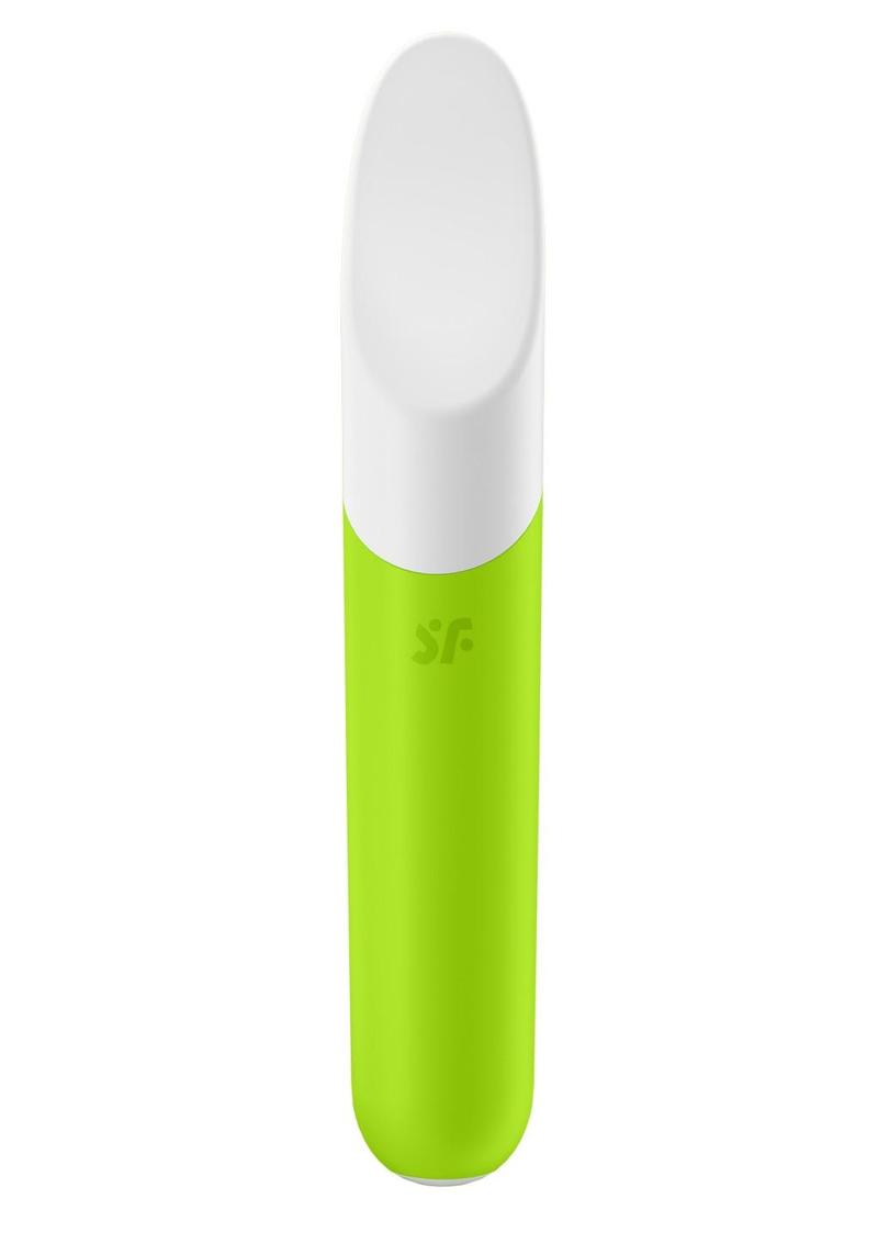 Satisfyer Ultra Power Bullet 7 Rechargeable Silicone Bullet Vibrator - Green