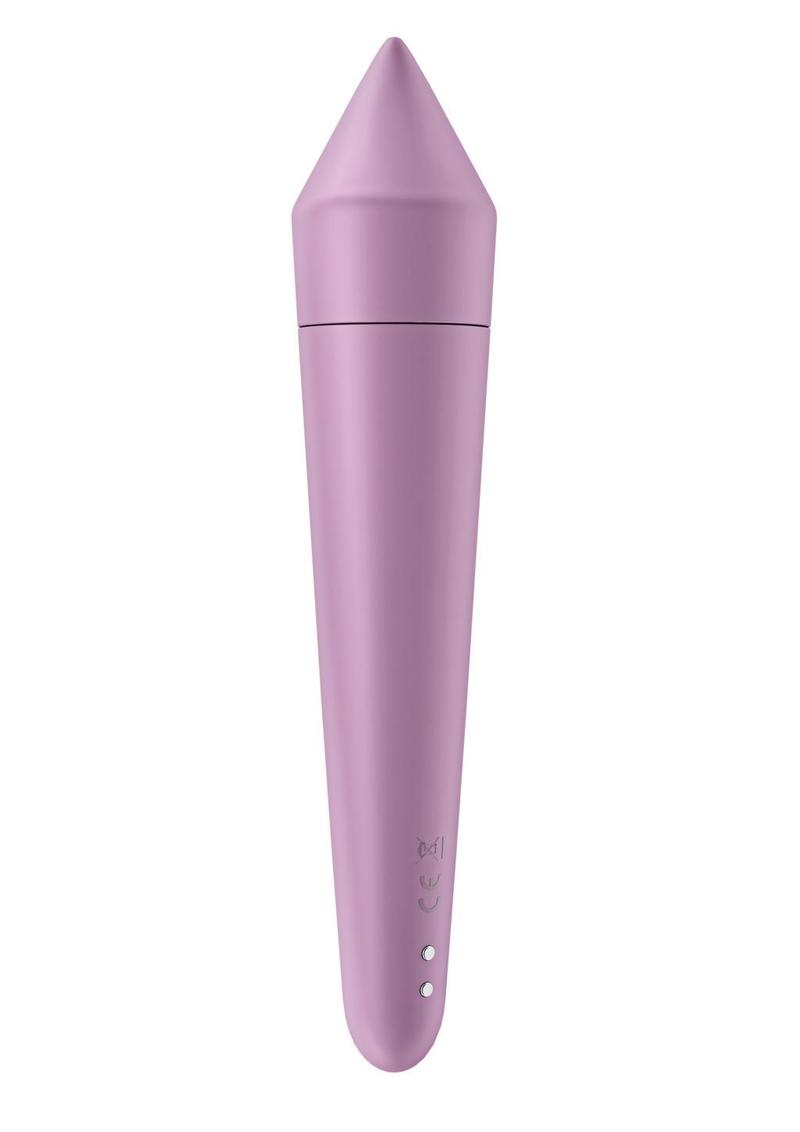 Satisfyer Ultra Power Bullet 8 Rechargeable Silicone Bullet Vibrator - Lavender/Purple