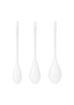 Satisfyer Yoni Power 1 Silicone Weighted Ben Wa Balls - White - Set