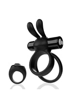 Screaming O Ohare XL Remote Control Rechargeable Silicone Vibrating Cock Ring - Black - XLarge